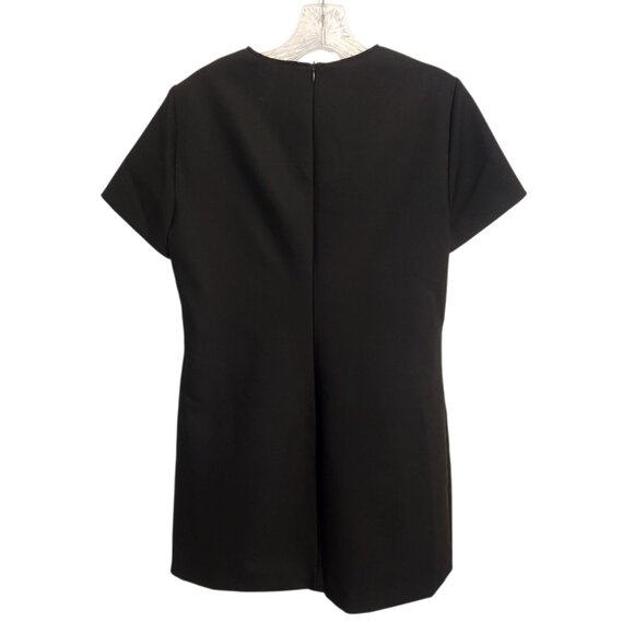 Zara | Women's Classic Little Black Mini Cocktail Dress (US Size Large) - Picture 10 of 10